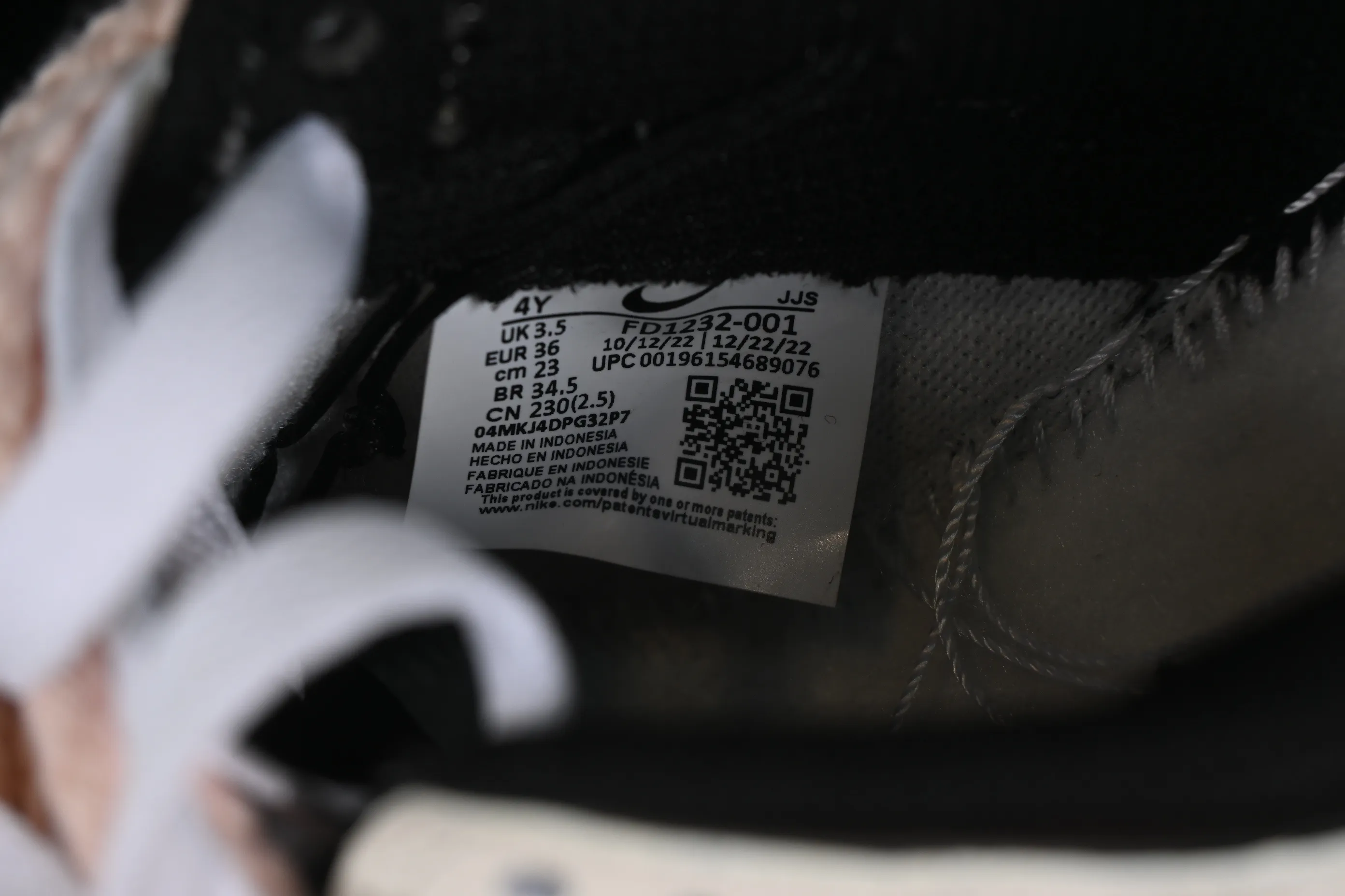 All categories Nk SB Dunk series Nk SB Dunk Low low-top sneakers Nk Dunk Low White Dream Garden Black and White SB low-top casual sneakers FD1232-001